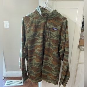 Camo Patagonia Men’s Better Sweater 1/4 Zip